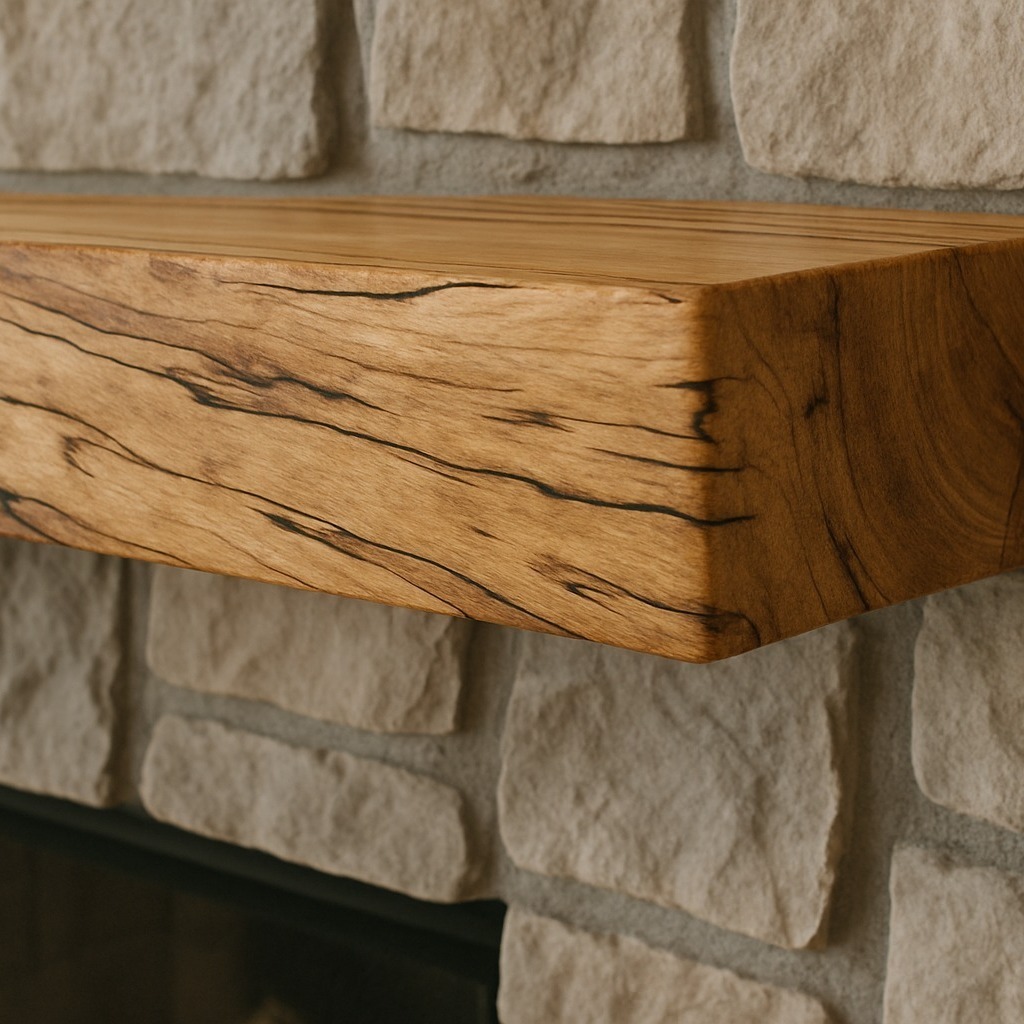 Spalted Maple Mantle