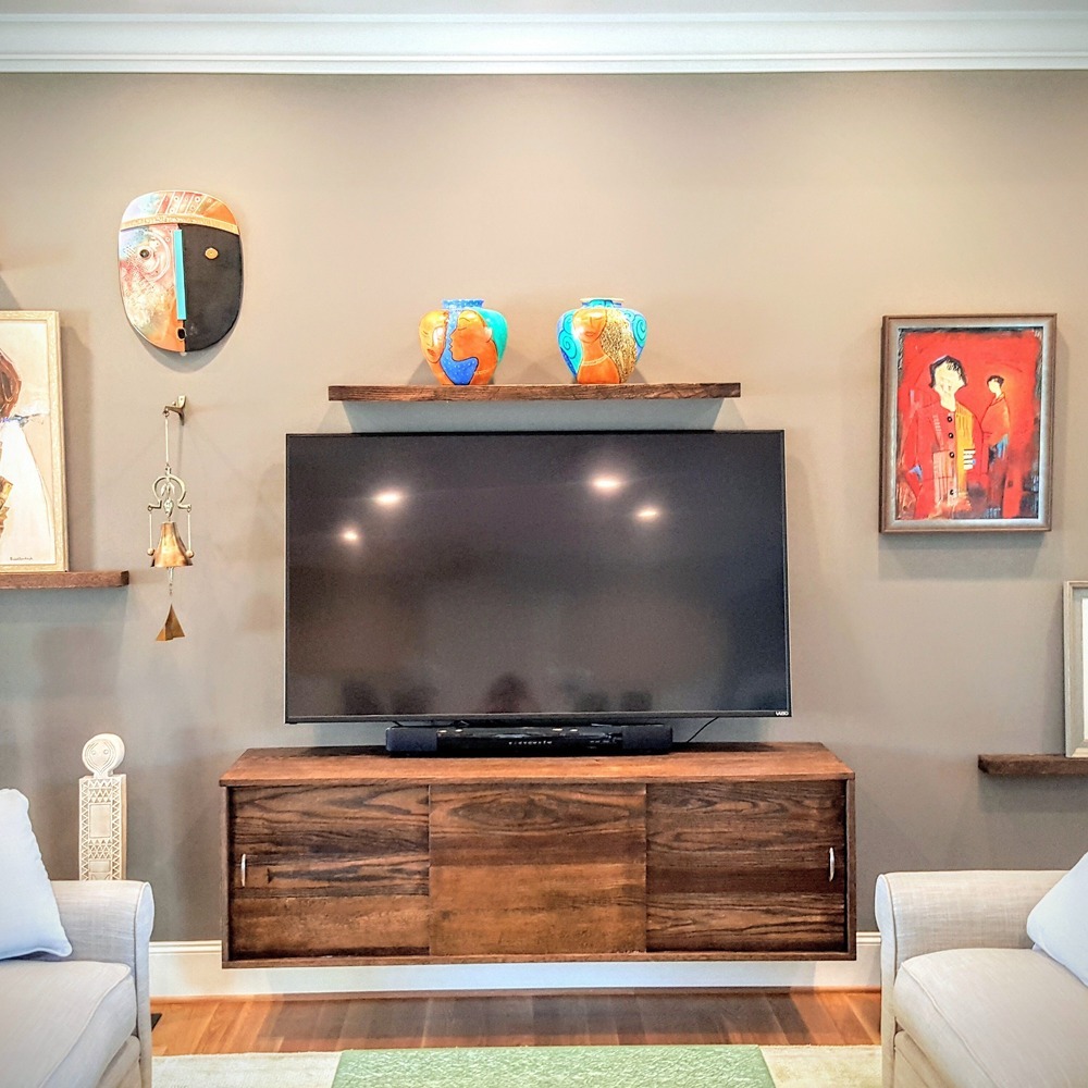 Mounted Media Cabinet