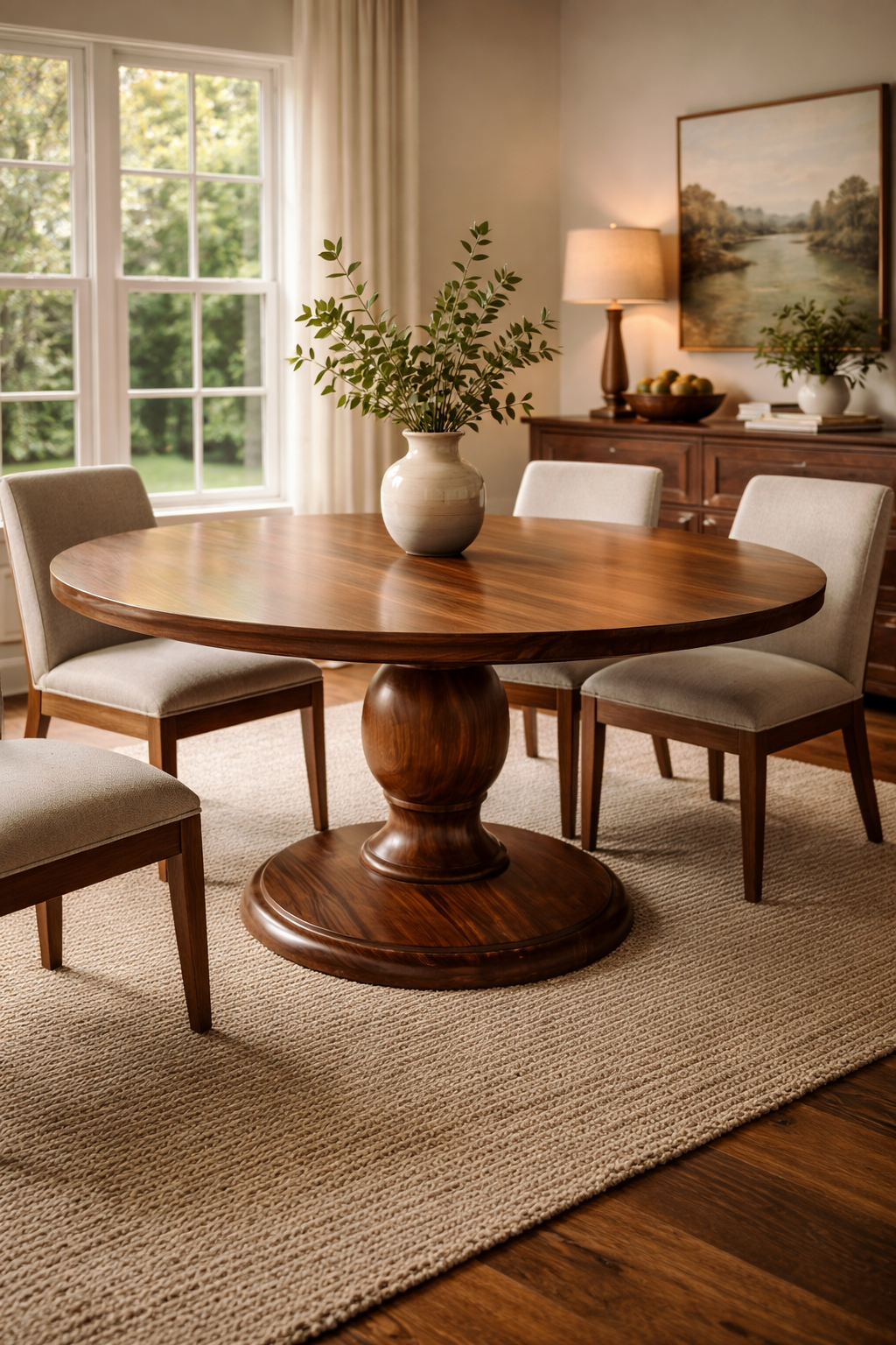 Charlotte - Walnut - Natural Oil & Varnish Finish.
