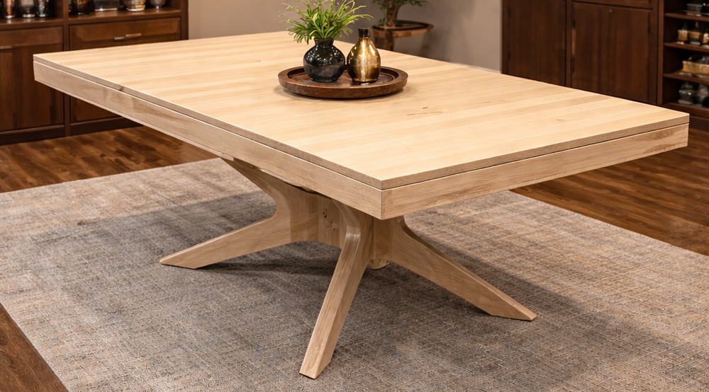 Board Game Table w Leaves-1-1