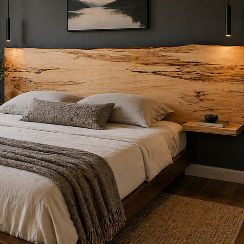 Spalted Maple Headboard-1-1